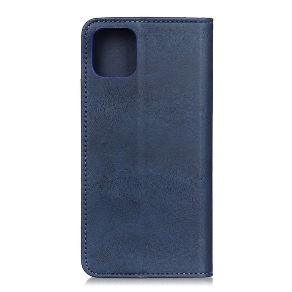 iPhone 11 Magnetisk Læder Cover m. Pung Blå
