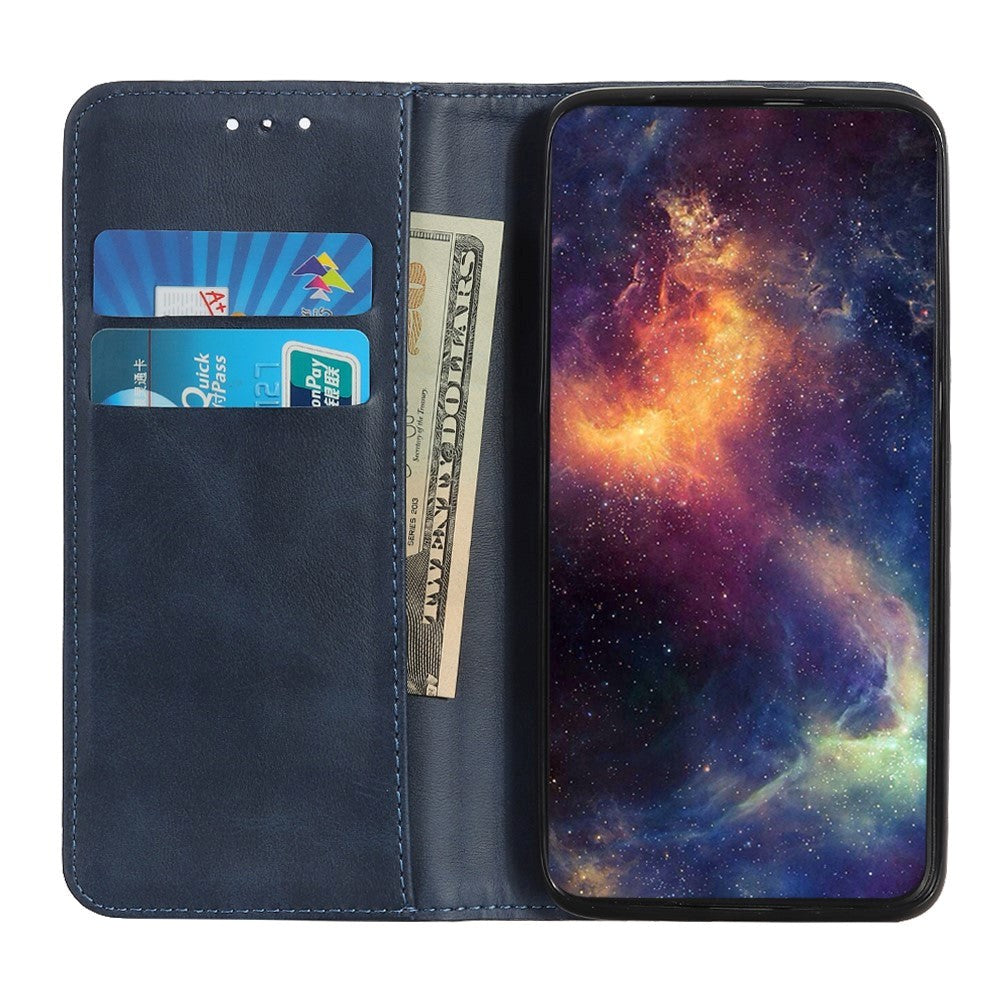 iPhone 11 Magnetisk Læder Cover m. Pung Blå