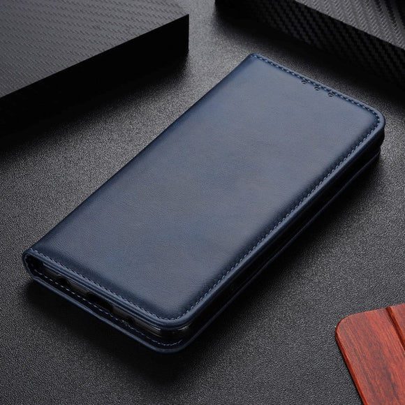 iPhone 11 Magnetisk Læder Cover m. Pung Blå