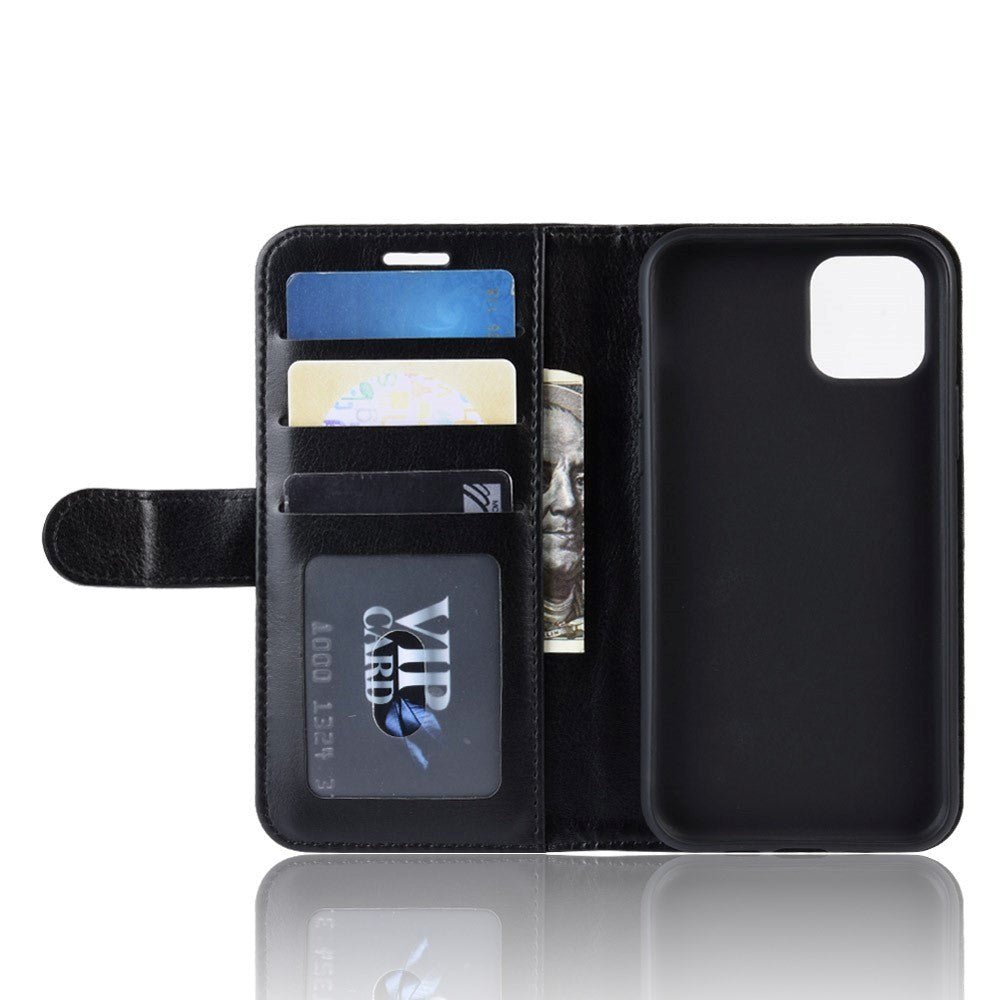 iPhone 11 Pro Læder Cover m. Pung - Sort