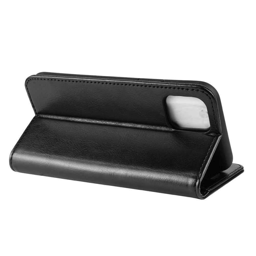 iPhone 11 Pro Læder Cover m. Pung - Sort