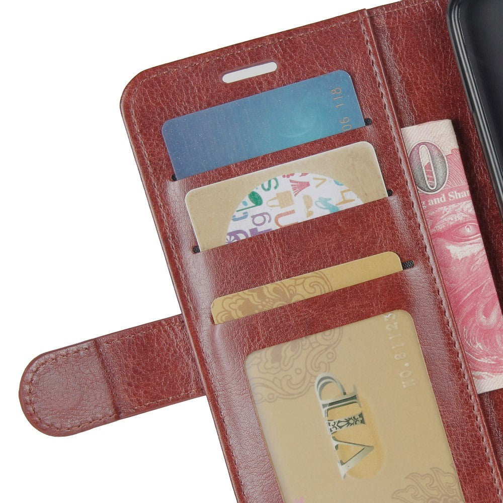 iPhone 11 Pro Læder Cover m. Pung - Brun