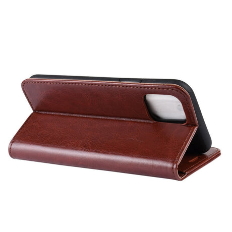 iPhone 11 Pro Læder Cover m. Pung - Brun