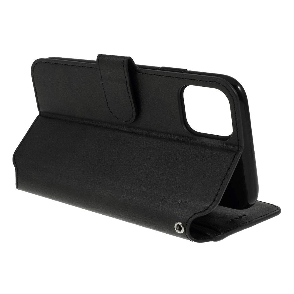 iPhone 11 AZNS Læder Cover m. Pung Sort