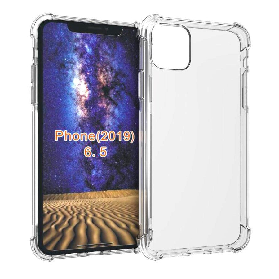iPhone 11 Pro Drop-Proof Fleksibelt Plastik Cover Gennemsigtig