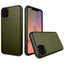 iPhone 11 Pro Hybrid Håndværkercover m. Kortholder Mørkegrøn