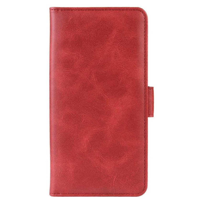 iPhone 11 Leather Stand Cover m. Pung Rød