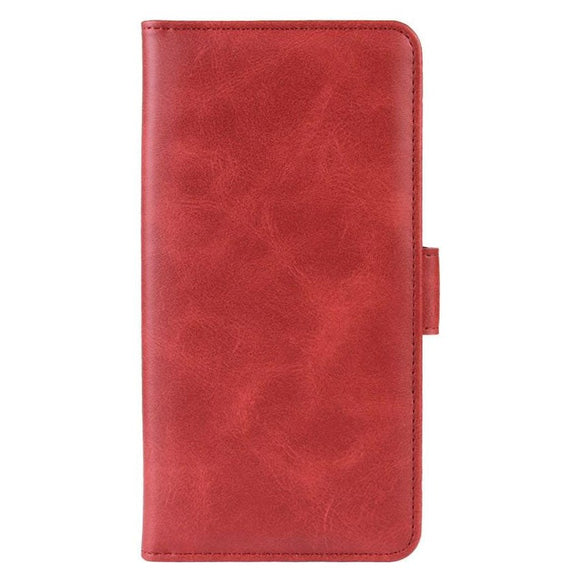 iPhone 11 Leather Stand Cover m. Pung Rød