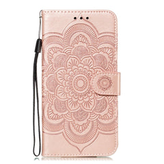 iPhone 11 Pro Læder Cover m. Pung - Mandala Mønster Lyserød