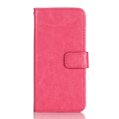iPhone SE / 5 / 5s Wallet Læder Etui m. Pung Pink