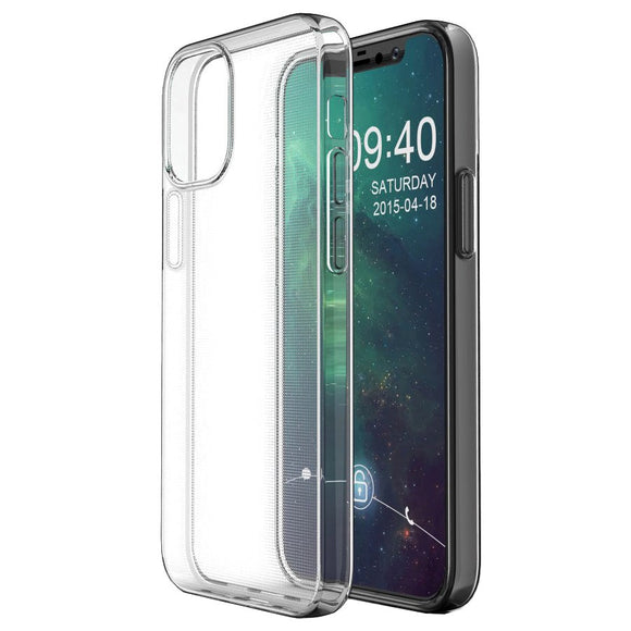 iPhone 12 Mini Fleksibelt Plastik Cover - Gennemsigtig