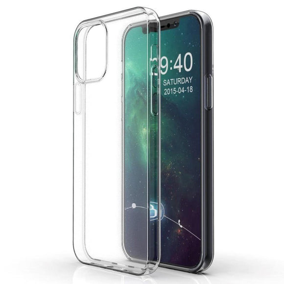 iPhone 12 / 12 Pro Bump Safe Fleksibelt Plastik Cover - Gennemsigtig