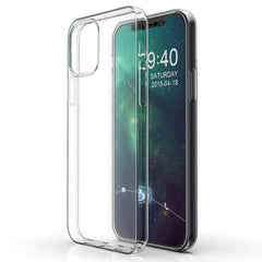 iPhone 12 Pro Max Bump Safe Fleksibelt Plastik Cover - Gennemsigtig