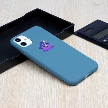 EIDERWOOD iPhone 11 Silikone Cover m. Figur - Blå / Troldmand