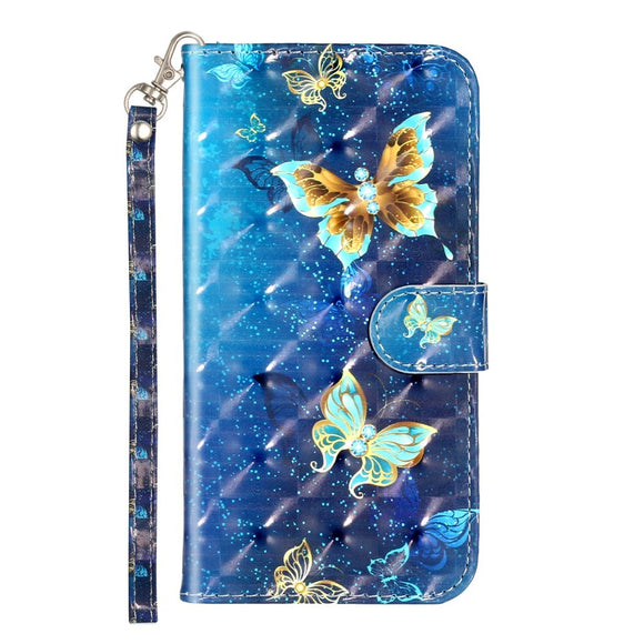 EIDERWOOD iPhone XR Læder Cover m. Pung og Strop - Sommerfugle