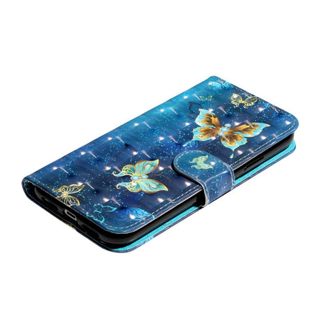 EIDERWOOD iPhone XR Læder Cover m. Pung og Strop - Sommerfugle