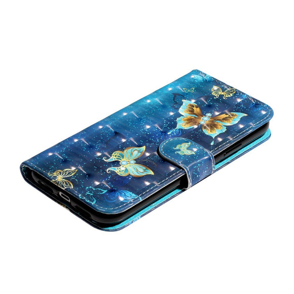 EIDERWOOD iPhone XR Læder Cover m. Pung og Strop - Sommerfugle