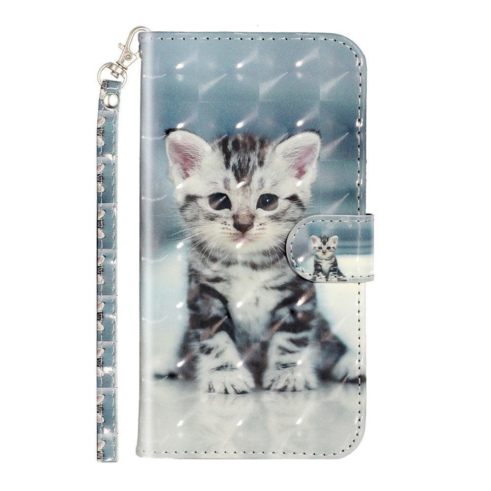 EIDERWOOD iPhone XR Læder Cover m. Pung og Strop - Kat