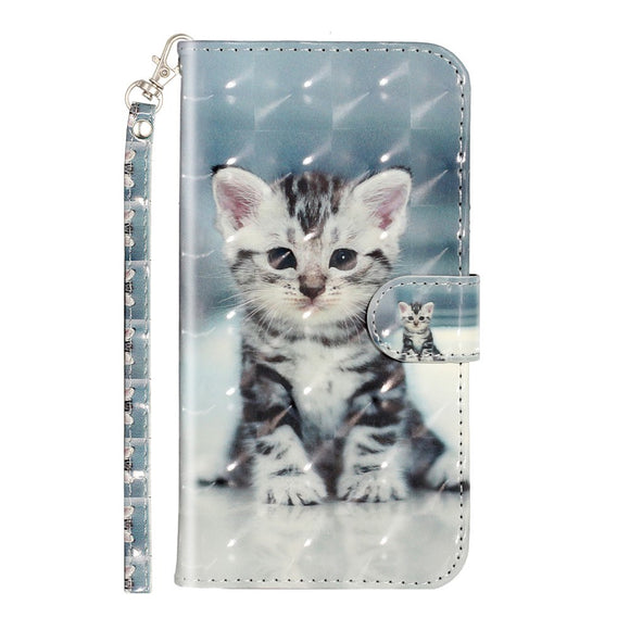 EIDERWOOD iPhone XR Læder Cover m. Pung og Strop - Kat