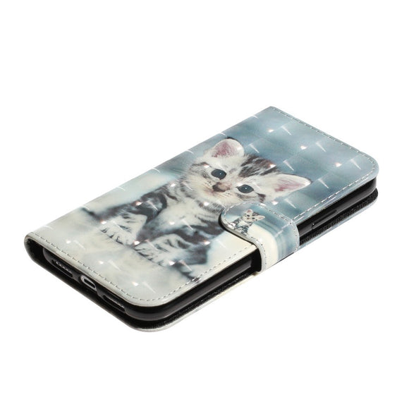 EIDERWOOD iPhone XR Læder Cover m. Pung og Strop - Kat