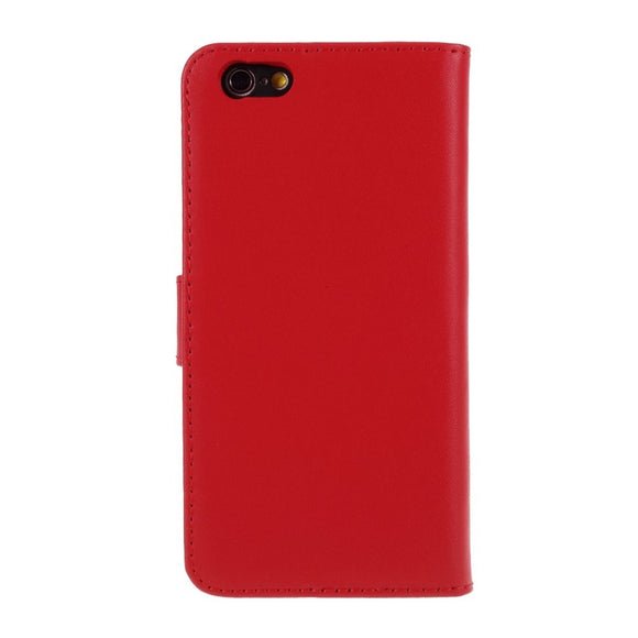 EIDERWOOD iPhone 6 Plus / 6 (s) Plus Læder Cover m. Pung - Rød