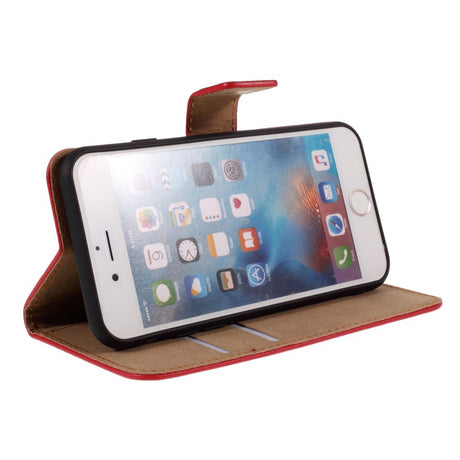 EIDERWOOD iPhone 6 Plus / 6 (s) Plus Læder Cover m. Pung - Rød