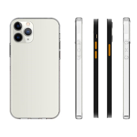 iPhone 12 / 12 Pro Minimalistisk Fleksibelt Plastik Cover - Gennemsigtig