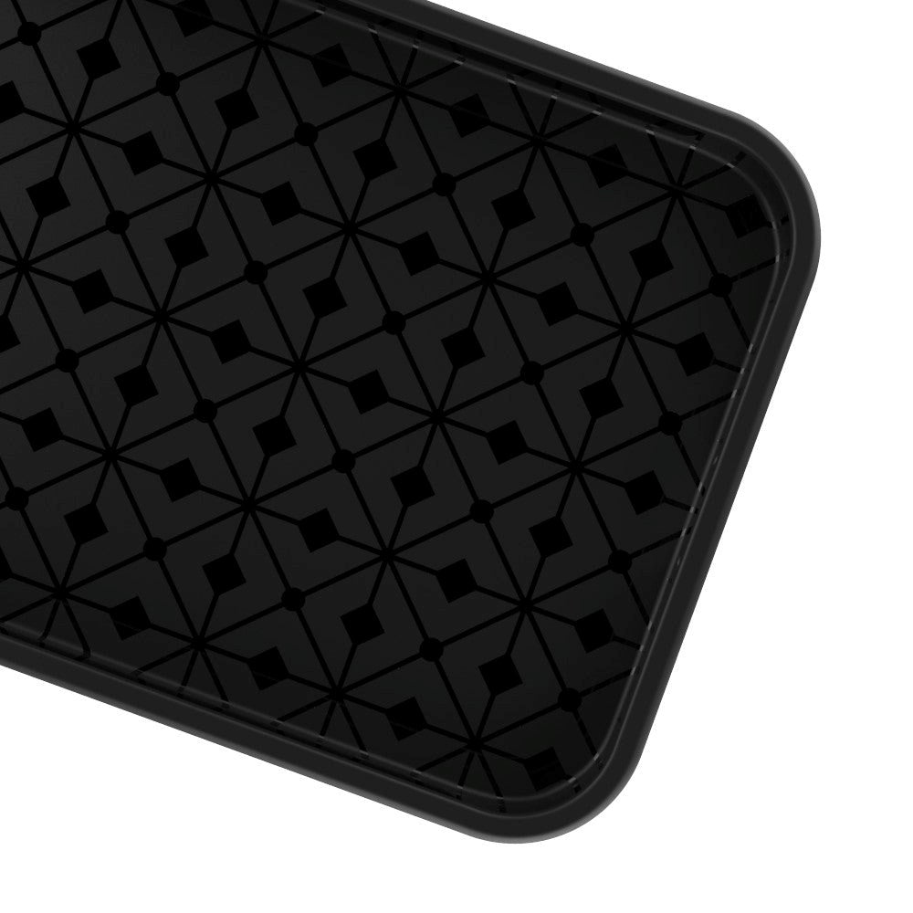 iPhone 12 / 12 Pro Mat Fleksibelt Plastik Cover - Sort