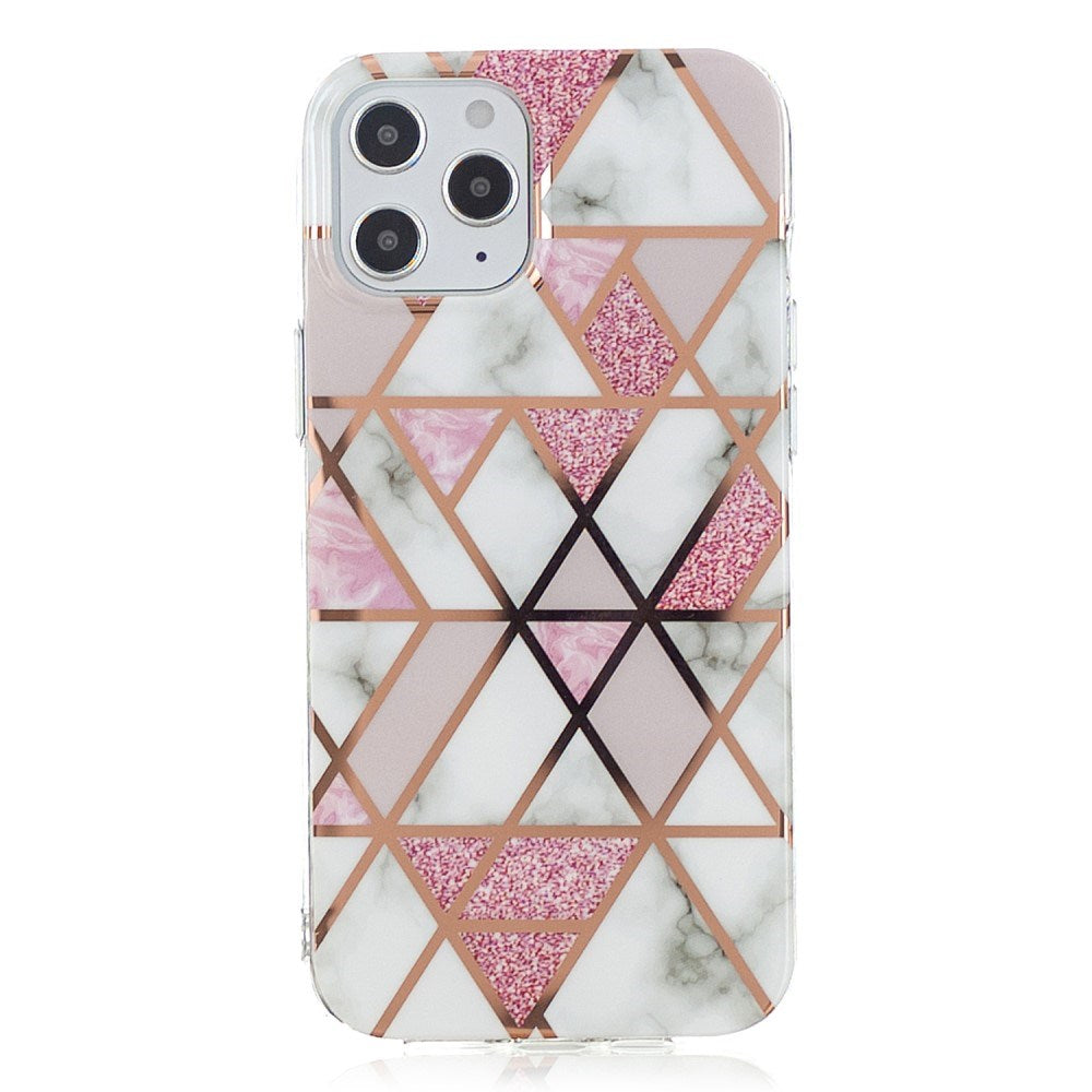 EIDERWOOD iPhone 12 Pro Max Plastik Cover - Lyserød Marmor