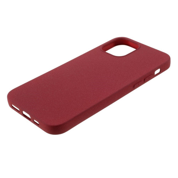 EIDERWOOD iPhone 12 Pro Max Fleksibelt Plastik Cover - Rød