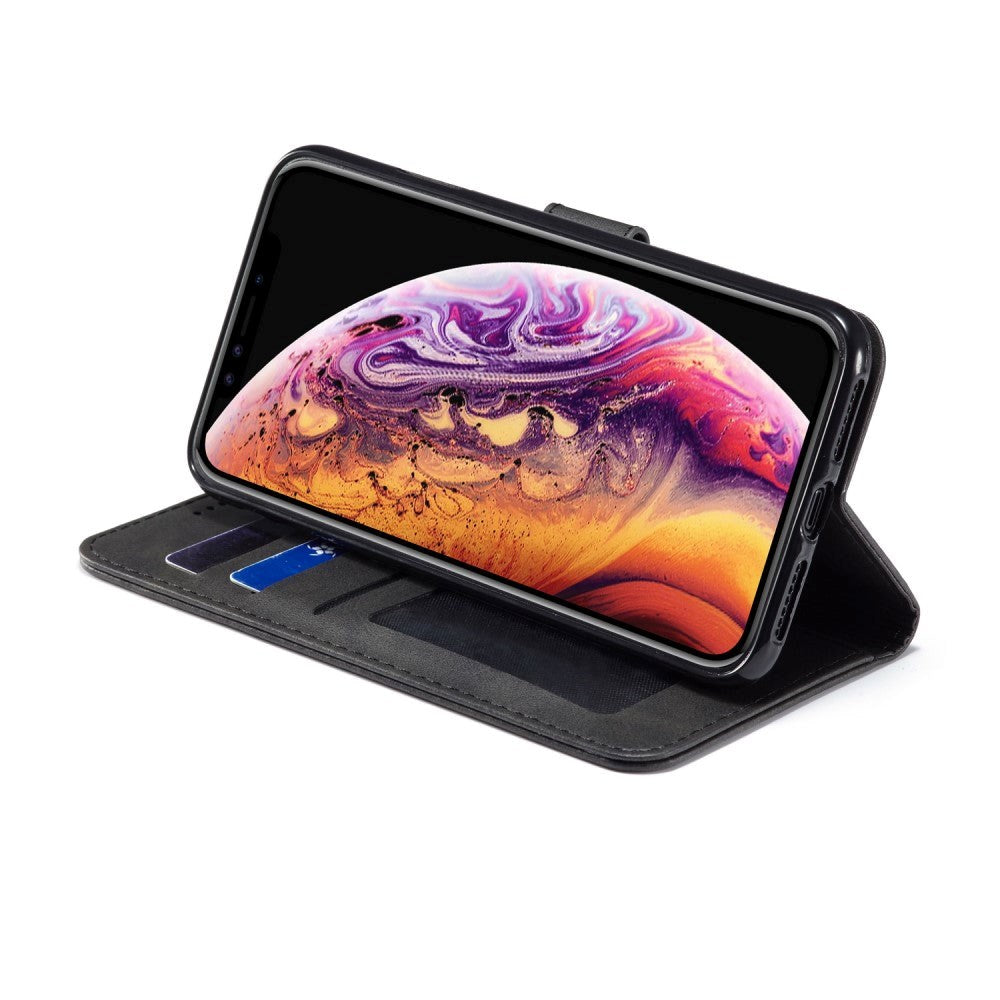 iPhone XR LC.IMEEKE Læder Cover m. Pung - Sort