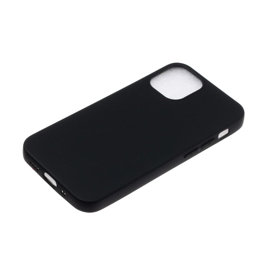 EIDERWOOD iPhone 12 Mini Mat Fleksibelt Plastik Cover - Sort