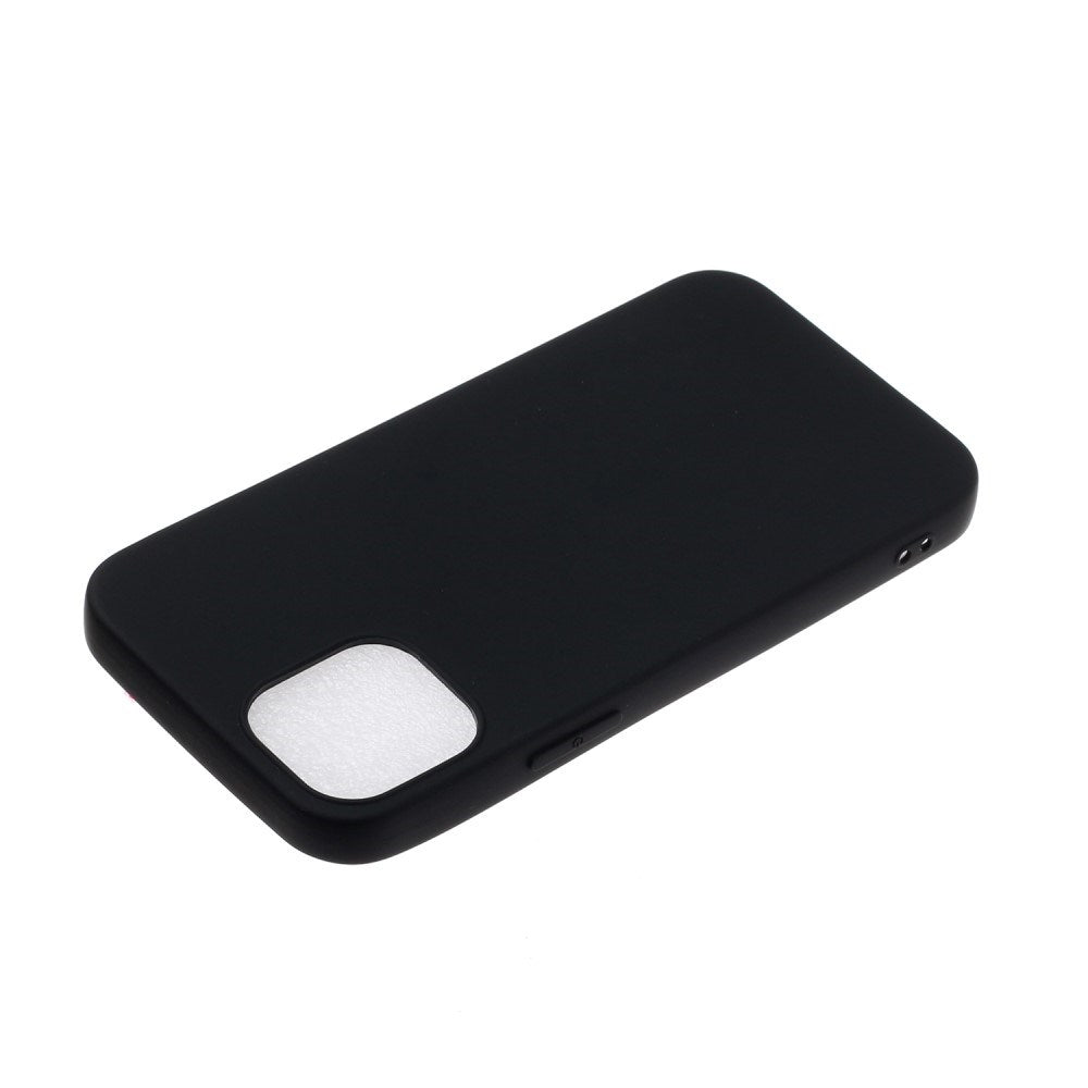 EIDERWOOD iPhone 12 Mini Mat Fleksibelt Plastik Cover - Sort