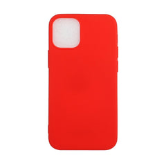 EIDERWOOD iPhone 12 Mini Mat Fleksibelt Plastik Cover - Rød