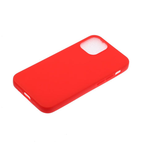 EIDERWOOD iPhone 12 Mini Mat Fleksibelt Plastik Cover - Rød