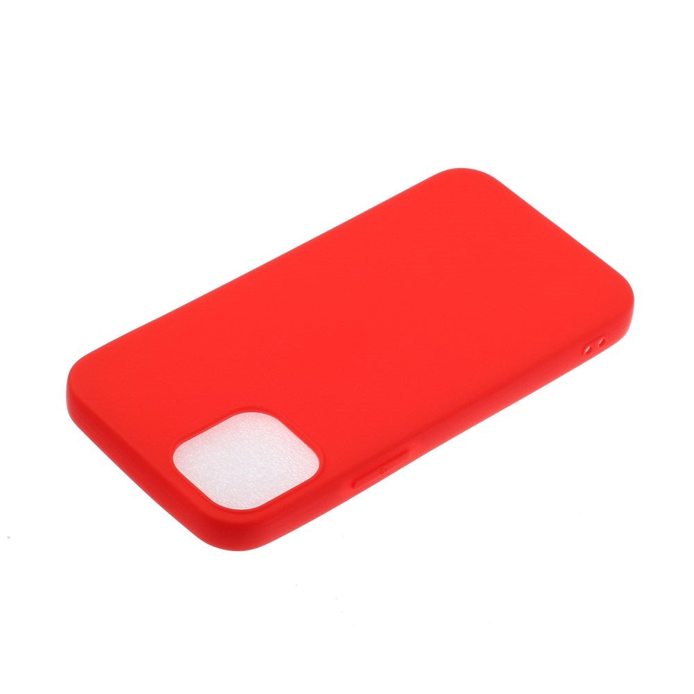 EIDERWOOD iPhone 12 Mini Mat Fleksibelt Plastik Cover - Rød