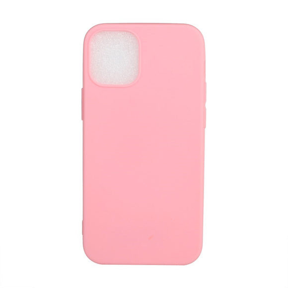 EIDERWOOD iPhone 12 Mini Mat Fleksibelt Plastik Cover - Lyserød
