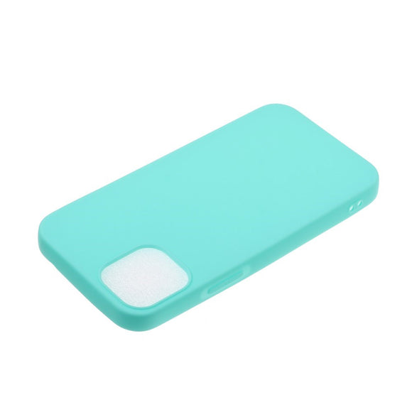 EIDERWOOD iPhone 12 Mini Mat Fleksibelt Plastik Cover - Lyseblå