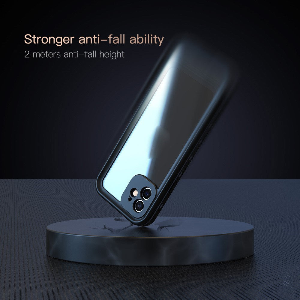 iPhone 12 Redpepper IP68 Vandtæt Cover - MagSafe Kompatibel - Sort / Gennemsigtig