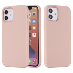 iPhone 12 Mini Silikone Cover - MagSafe Kompatibel - Lyserød