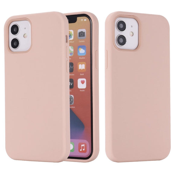 iPhone 12 Mini Silikone Cover - MagSafe Kompatibel - Lyserød