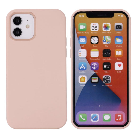 iPhone 12 Mini Silikone Cover - MagSafe Kompatibel - Lyserød