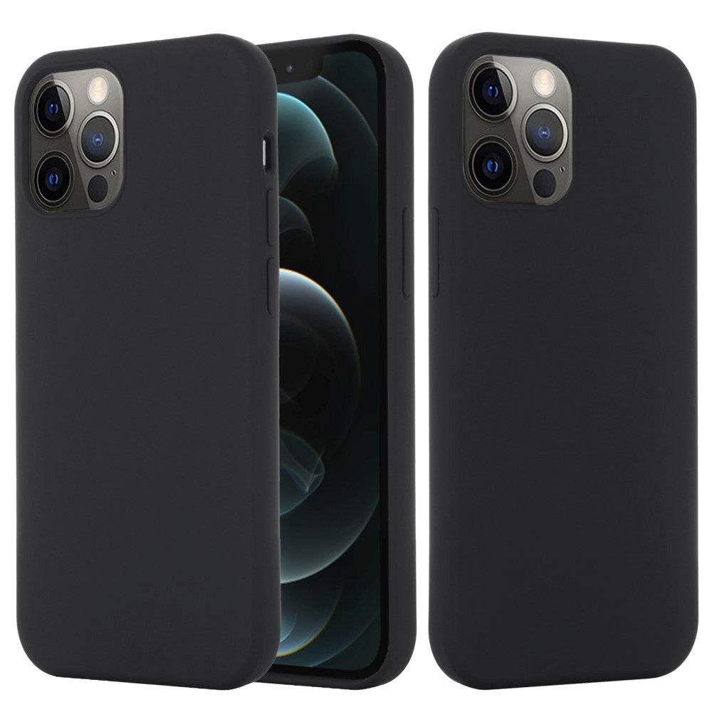 iPhone 12 / 12 Pro Silikone Cover - MagSafe Kompatibel - Sort