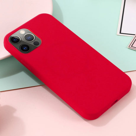 iPhone 12 / 12 Pro Silikone Cover - MagSafe Kompatibel - Rød