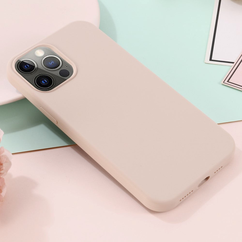 iPhone 12 / 12 Pro Silikone Cover - MagSafe Kompatibel - Lyserød