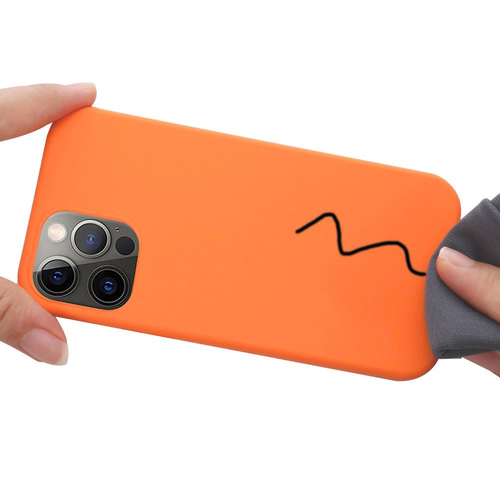 iPhone 12 / 12 Pro Silikone Cover - MagSafe Kompatibel - Orange