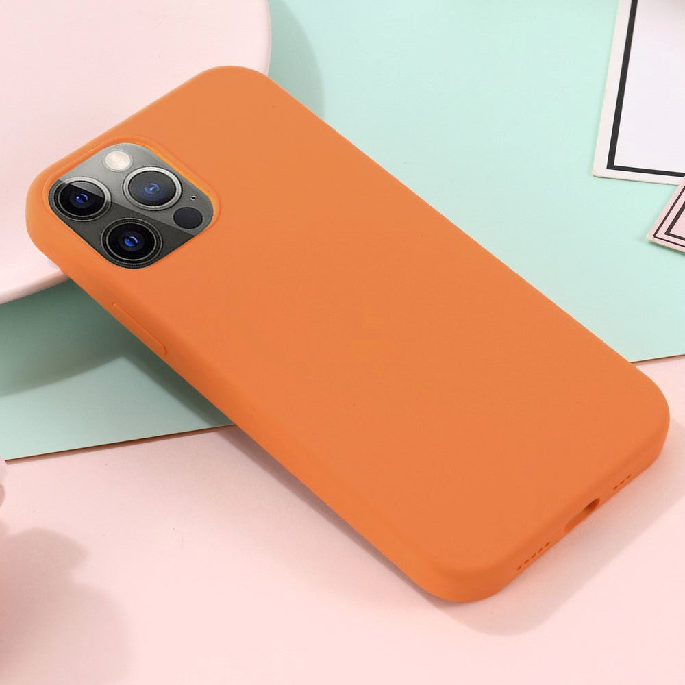 iPhone 12 / 12 Pro Silikone Cover - MagSafe Kompatibel - Orange