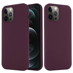 iPhone 12 / 12 Pro Silikone Cover - MagSafe Kompatibel - Bordeaux Rød