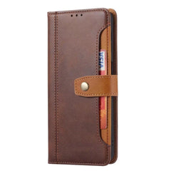 iPhone SE (2022 / 2020) / 8 / 7 Læder Cover m. Kortholdere - Brun