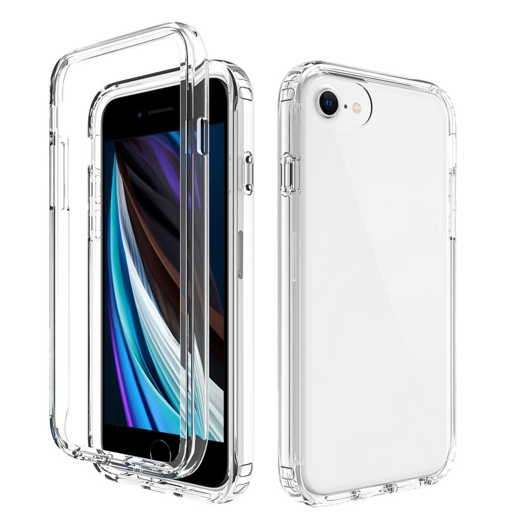 iPhone 6/6s/7/8/SE (2020)/(2022) Full Protection Bagside Cover - Gennemsigtig